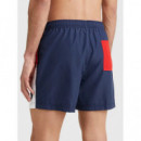 Boxer Baño Sf Medium Drawstring Colorblock  TOMMY HILFIGER