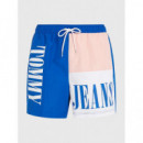 Boxer Baño Sf Medium Drawstring Colorblock  TOMMY HILFIGER