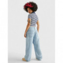 Polos Tjw Ess Crop Stripe Rib Polo  TOMMY JEANS