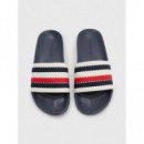 Chanclas Tommy Essential Pool Slide  TOMMY HILFIGER