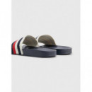 Chanclas Tommy Essential Pool Slide  TOMMY HILFIGER