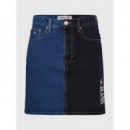 Faldas Cortas Mom Skirt DF7052  TOMMY JEANS