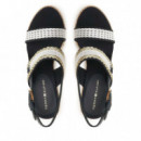 Cuñas Golden Webbing Wedge  TOMMY HILFIGER