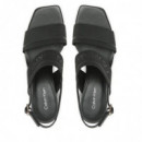 Sandalias Tacon Squared Blk Hl Sandal 45 He  CALVIN KLEIN