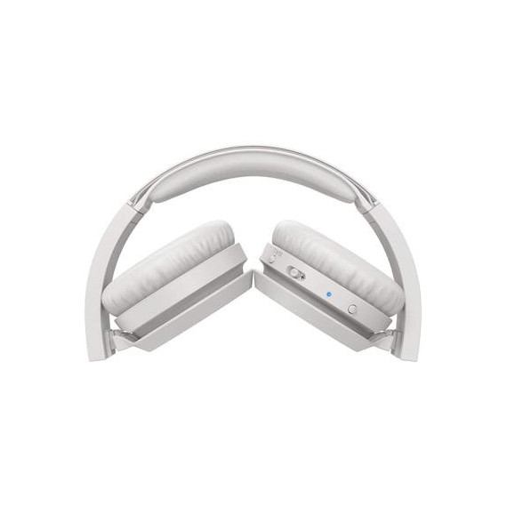 PHILIPS Auricular de Casco BLUETOOTH TAH4205 Series 4000 Blanco Plegable con Manos Libres