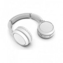 PHILIPS Auricular de Casco BLUETOOTH TAH4205 Series 4000 Blanco Plegable con Manos Libres