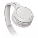 PHILIPS Auricular de Casco BLUETOOTH TAH4205 Series 4000 Blanco Plegable con Manos Libres