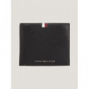 Carteras Th Corp Leather Flap And Coin  TOMMY HILFIGER