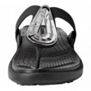 Chanclas Sanrah Liquid Metallic Flip  CROCS