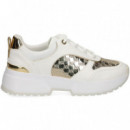 Deportivo Textil/piel Blanco/oro  MICHAEL KORS