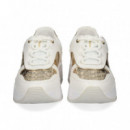 Deportivo Textil/piel Blanco/oro  MICHAEL KORS