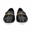 Mocasin Logo Mk Negro  MICHAEL KORS