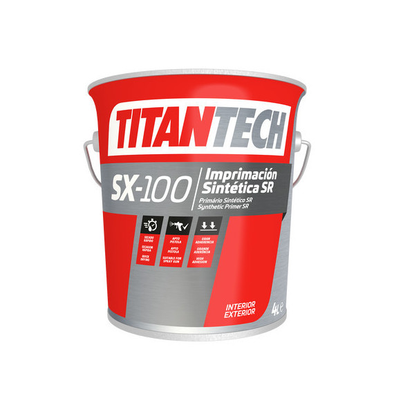 Imprimacion Titan Tech Sintetica Secado Rapido SX100 4 Litros