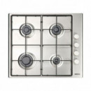 Placa Gas Inox 4 Fuegos Beko