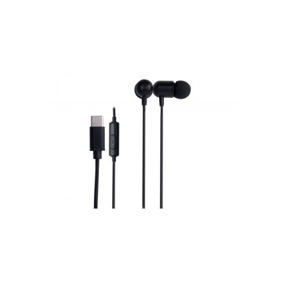 FONESTAR Auricular Estereo X3-NC con Microfono Conector Tipo-c con Cable 1.2MTRS Negro