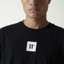 Camiseta 11º Large Logo Graphic Negro