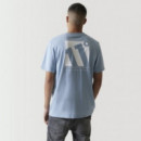 Camiseta 11º Large Logo Graphic Azul