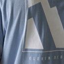 Camiseta 11º Large Logo Graphic Azul