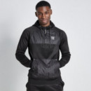Suéter 11º Half Zip Printed Negro