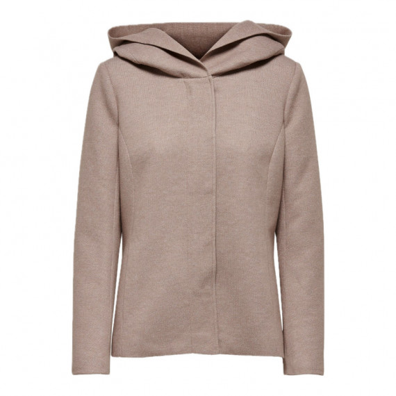 Chaquetas Mujer Abrigo ONLY Sedona Light Shord Rosa Mocha Mousse