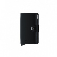 Cartera SECRID Miniwallet Matte Black  Negro