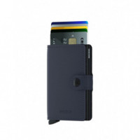 Cartera SECRID Miniwallet Matte Night Blue Navy