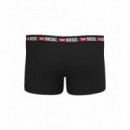 Ropa Interior Pack de Dos Calzoncillos DIESEL Boxers Negro y Gris