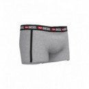 Ropa Interior Pack de Dos Calzoncillos DIESEL Boxers Negro y Gris