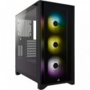 SEMITORRE CORSAIR ICUE 4000X ATX NEGRO