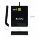 TOOQ Lector de Dni-e TQR-211B Usb-c Negro