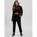Sudadera de Terciopelo con Cierre de Cremallera GUESS