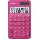 CASIO Calculadora Solar Pequeño SL-310UC Rojo 10 Digitos con Pilas