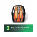 PHILIPS Tostadora de Pan HD2581 con Grill para Panecillos 830W Negro