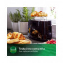 PHILIPS Tostadora de Pan HD2581 con Grill para Panecillos 830W Negro