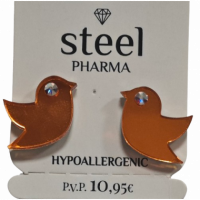 STEEL PHARMA Pájaro Naranja