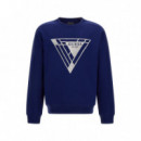 Sudadera Foil Triangle Logo de GUESS