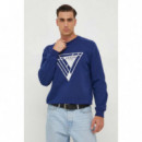 Sudadera Foil Triangle Logo de GUESS