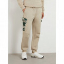 Pantalón Derych Jogger Cargo de Material Scuba GUESS