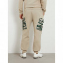 Pantalón Derych Jogger Cargo de Material Scuba GUESS