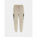 Pantalón Derych Jogger Cargo de Material Scuba GUESS