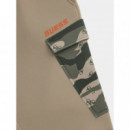 Pantalón Derych Jogger Cargo de Material Scuba GUESS