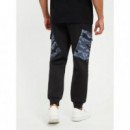 Pantalón Derych Jogger Cargo de Material Scuba GUESS