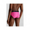 Hip Brief 3PK Fushsia Rose, Island Grn,  CALVIN KLEIN
