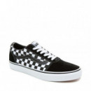 Zapatillas VANS Ward Checkered Negras y Blancas