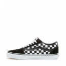 Zapatillas VANS Ward Checkered Negras y Blancas