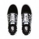 Zapatillas VANS Ward Checkered Negras y Blancas