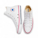 Zapatillas Altas de Piel CONVERSE Chuck Taylor Blancas