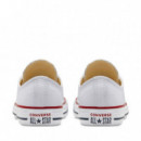 Zapatillas Bajas de Piel CONVERSE Chuck Taylor Blancas