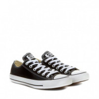 Zapatillas Bajas de Piel CONVERSE Chuck Taylor Negras