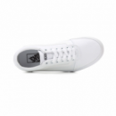 Zapatillas Plataforma VANS Ward Blancas de Lona